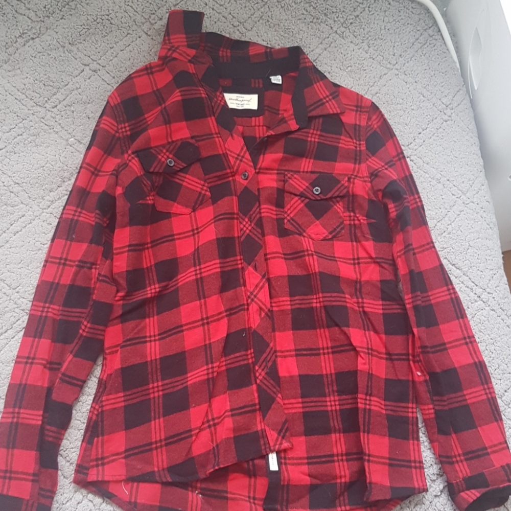 plaid shirt